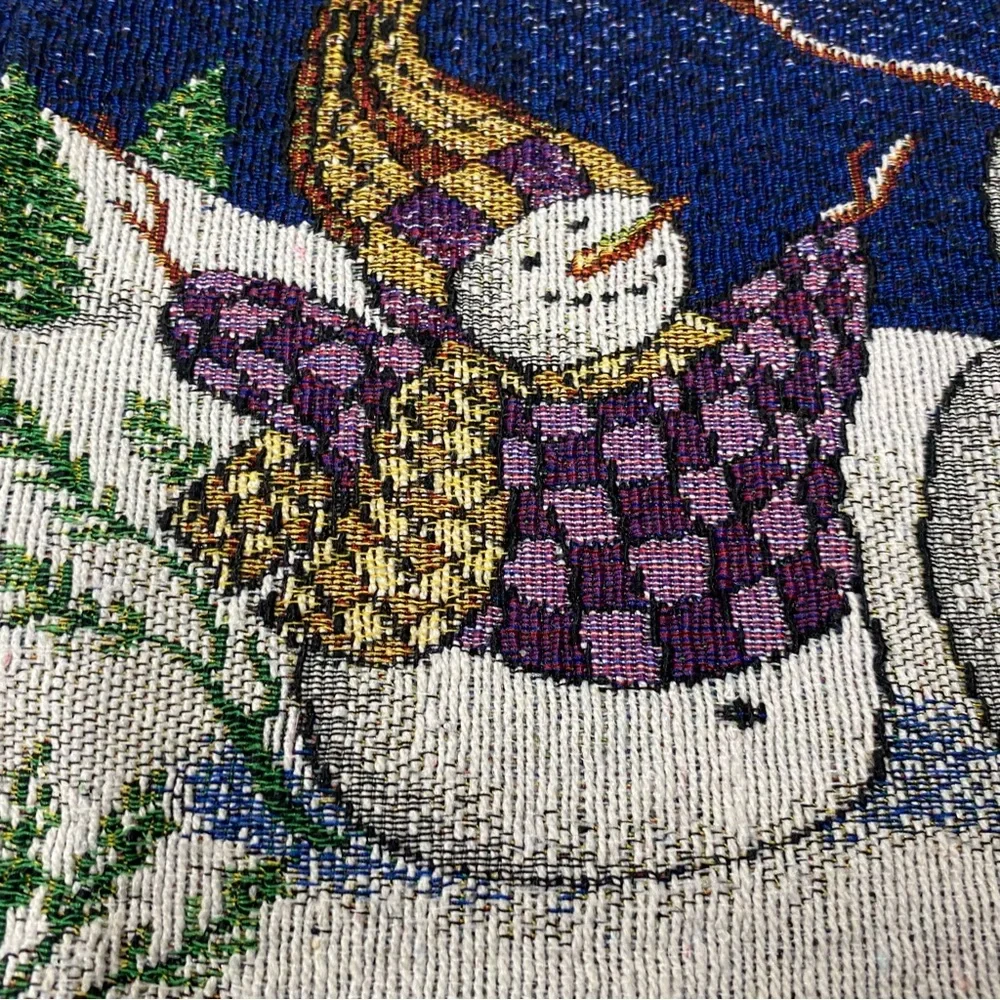 Snowman placemats vintage 13
